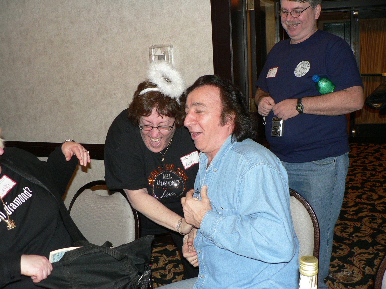 Lois and Tom: the halo is slipping... PHOTO: Joan N.