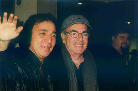 Tom Sadge met Neil Diamond for the first time in 1999