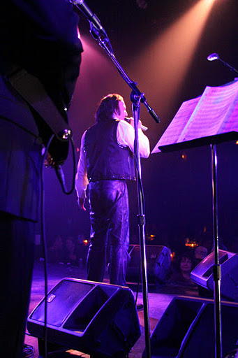 Tom Sadge performs with a tribute band in Bridgeport CT. Photo: Hugh Hallinan