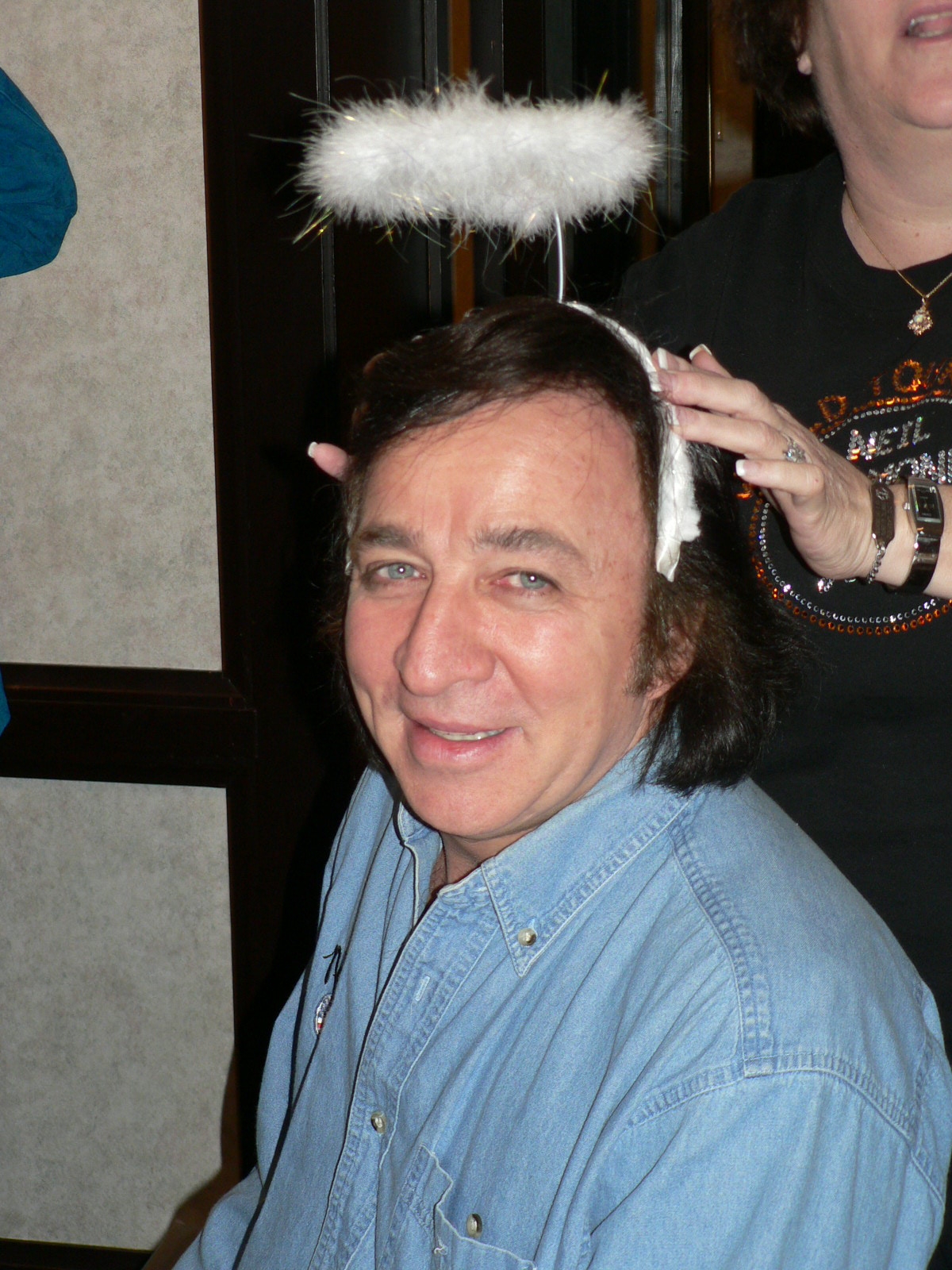 How did Tom get this halo from Lois? PHOTO: Joan N.